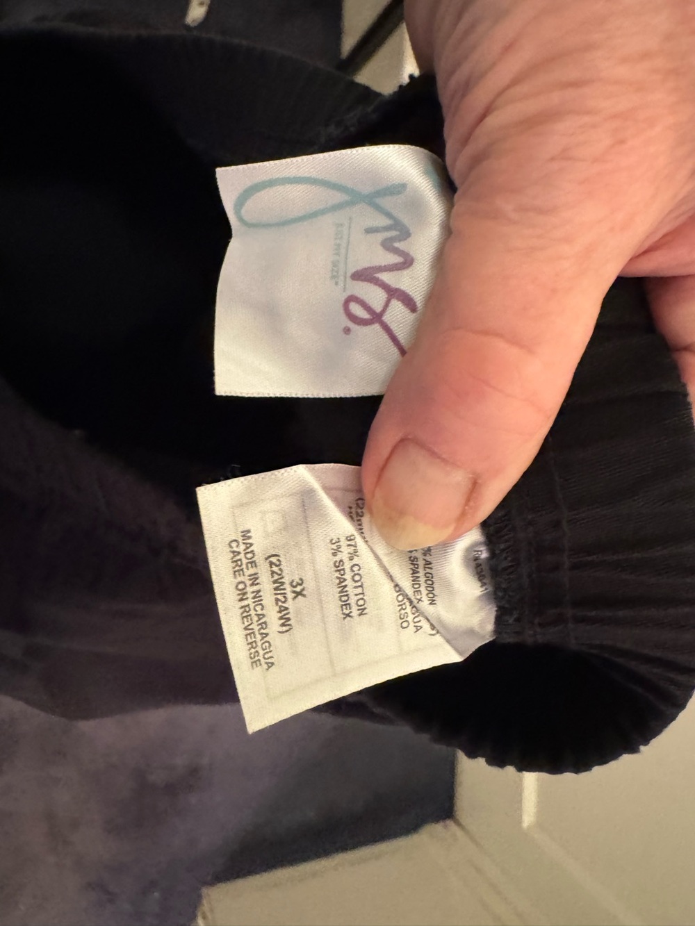 Just My Size Black Wide Leg Jeans - Women's Flare